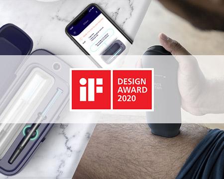 Cambridge Consultants wins two prestigious iF DESIGN AWARDS for Aalto, an injection device for rheumatoid arthritis patients, and Alma, a smart cooling case for injectable fertility drugs. 