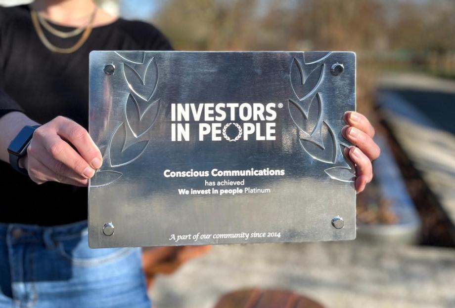 Investors in People plaque