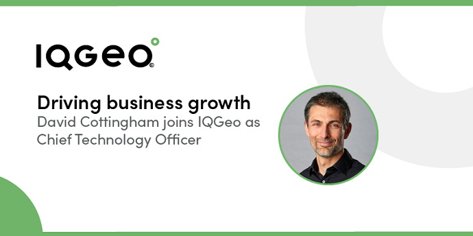 David Cottingham joins IQGeo as CTO