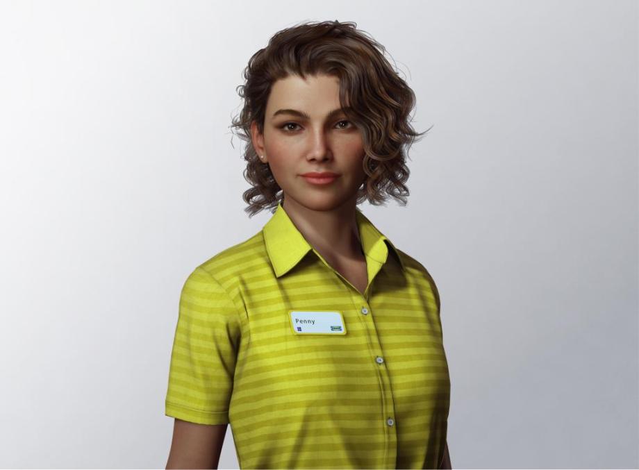 Penny the AI Avatar at IKEA Reading 