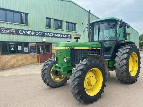 John Deere 3050 tractor to be auctioned