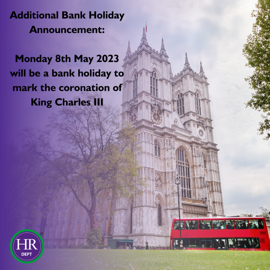 Additional Bank Holiday Announcement