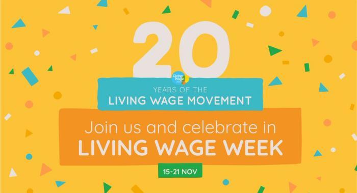 Living Wage Week 20th anniversary image