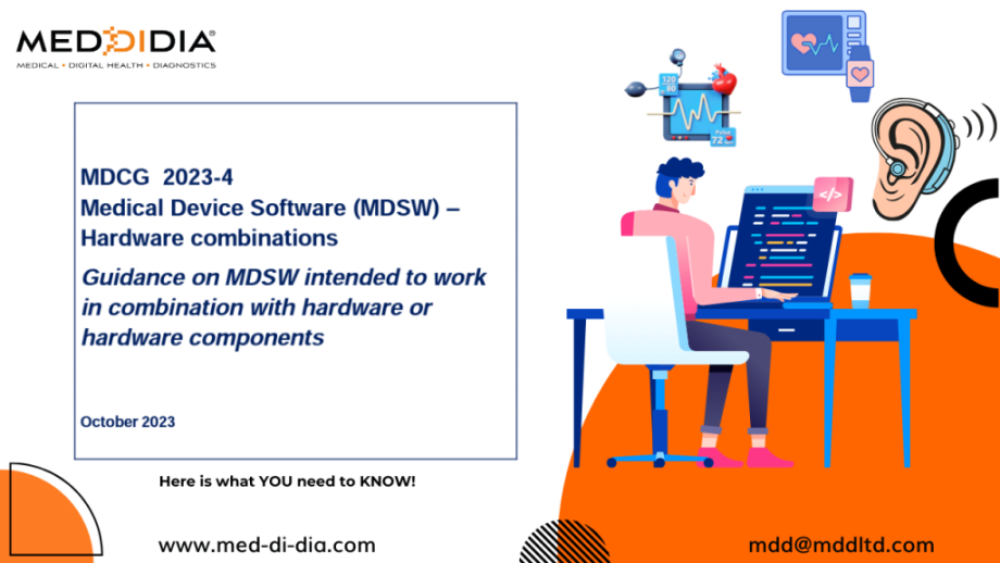 MDCG 2023-4 Medical Device Software (MDSW) – Hardware combinations