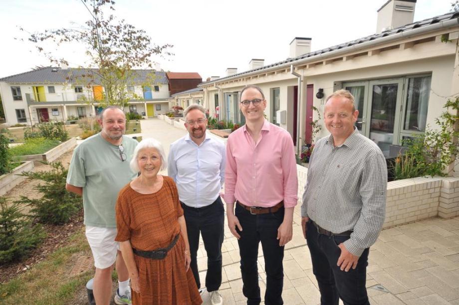 MP Visits Award-winning Almshouse Development