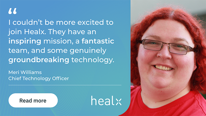 Meri Williams joins Healx as Chief Technology Officer_banner