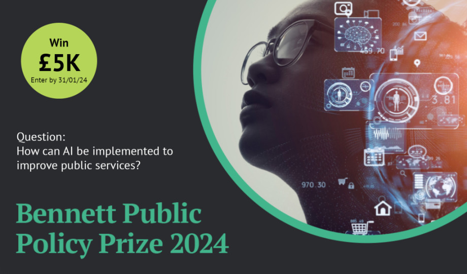 Bennett Public Policy Prize 2024 - call for entries