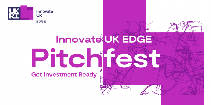 Innovate UK Pitchfest banner