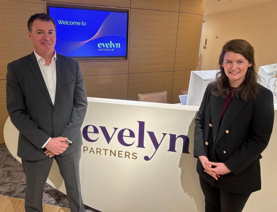 Mark Prince and Suzy Hawkey, Evelyn Partners