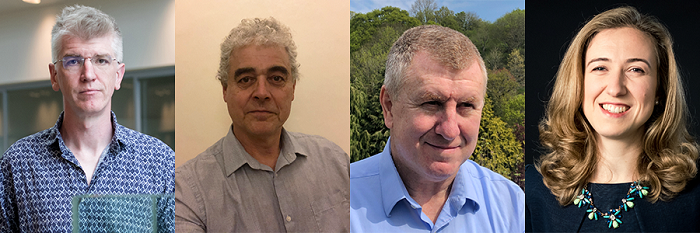 Four new members of the Babraham Institute Board: (L-R) Professor James Briscoe, Professor Peter Parker,Professor Gordon Brown and Alexandra Pygall