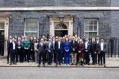 Future Fifty 2024 cohort outside 10 Downing Street