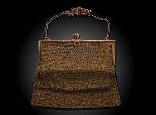  early 20th century mesh style dance purse, belonging to the Right Honourable Countess Spencer