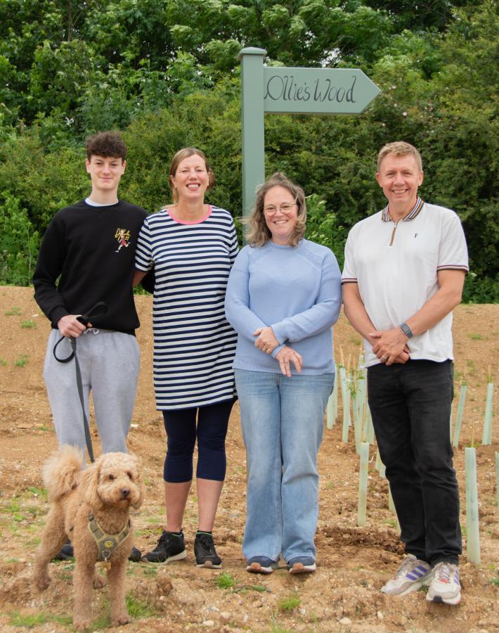 Olli Riley Cambridge Cambridge charity creates woodland in memory of local schoolboy ...