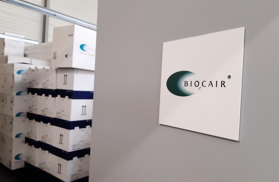 Biocair packaging in new Paris warehouse
