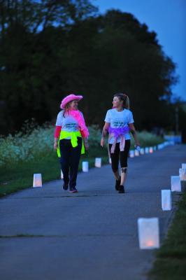 Participants taking part in Arthur Rank Hospice Charity’s Star Shine Walk in previous years 