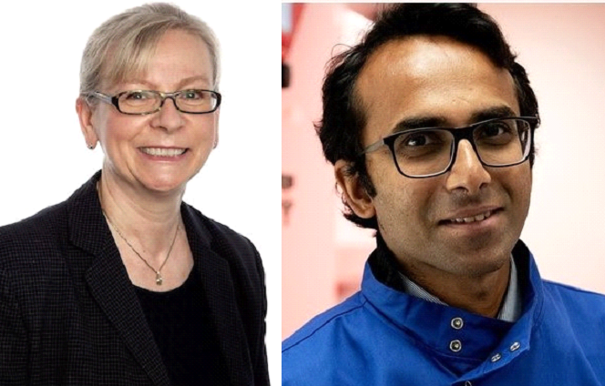 Professors Sharon Peacock and Ravi Gupta