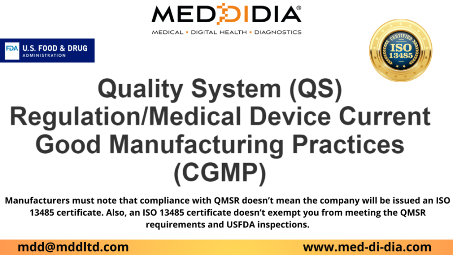 ISO 13485 for USA QSR to QSMR