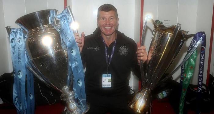 Rob Baxter Exeter Chiefs Rugby Double Champions