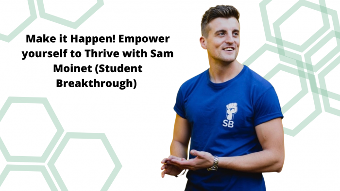 Founder of Student Breakthrough, Sam Moinet