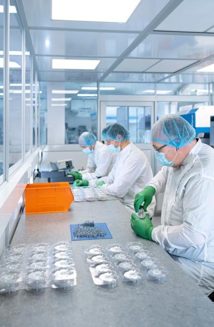 Medical device manufacturing scale-up in Cambridge
