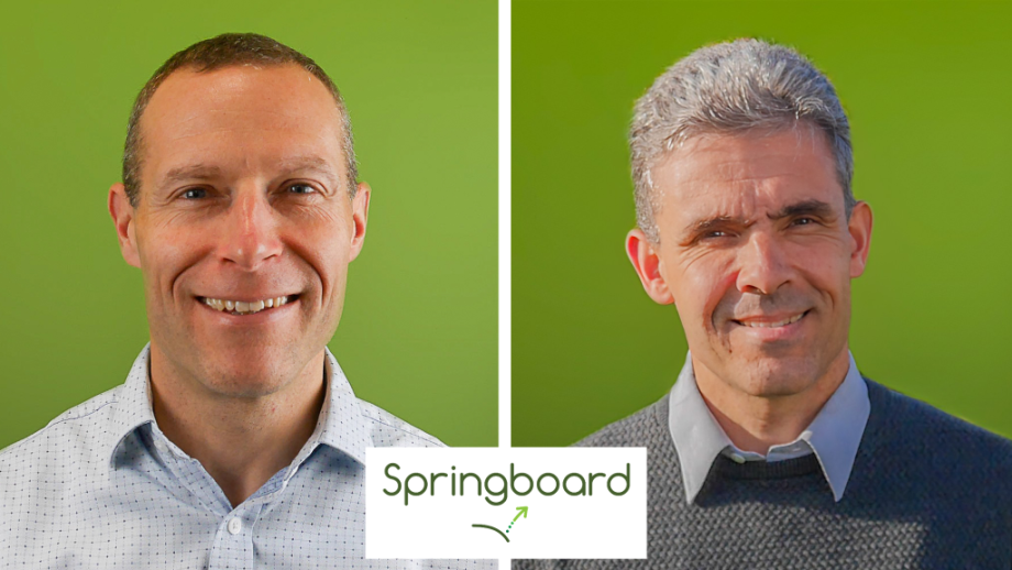 Photo of Springboard's co-founders - Tom Oakley and Keith Turner