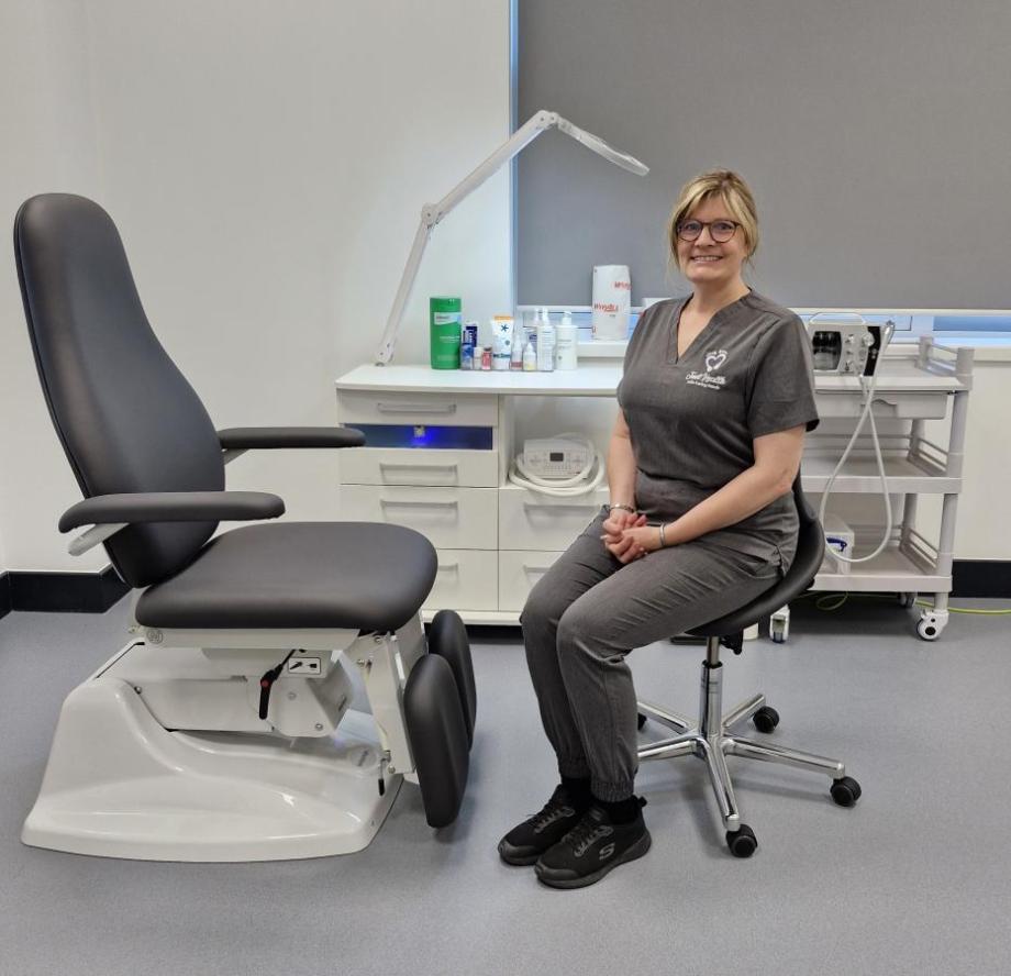 Sue Irvine of Foot Health with Caring Hands