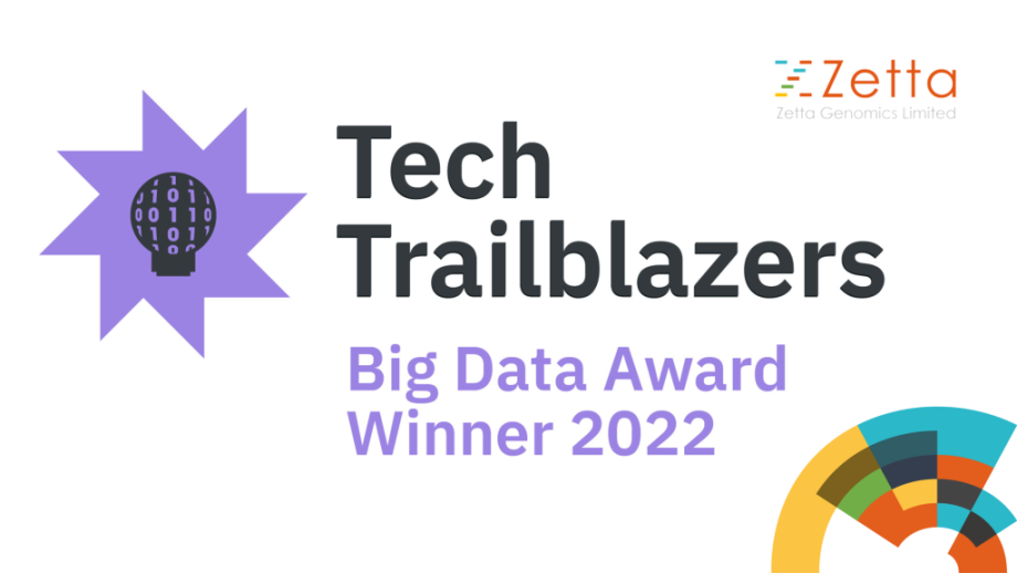 Zetta Genomics wins Tech Trailblazers award for Big Data 