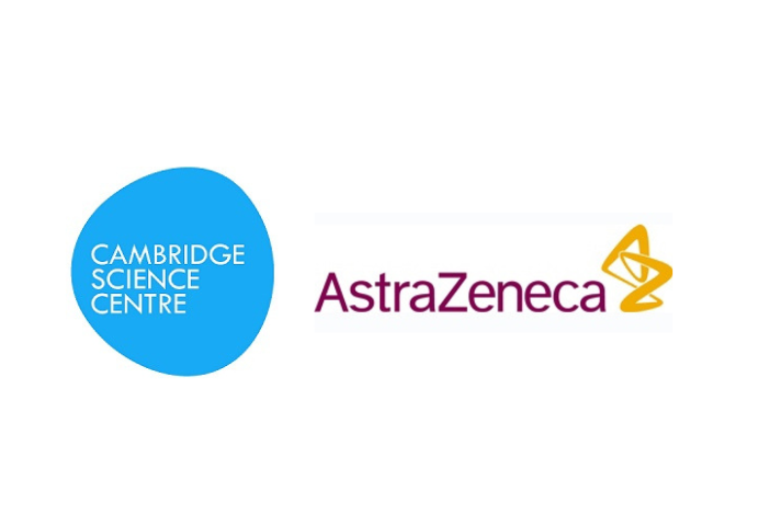Cambridge Science Centre and AstraZeneca logo 