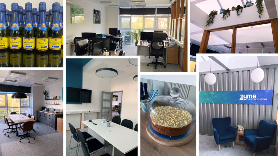 Zyme Communications’ new office space at Cambridge Innovation Park North