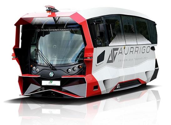 Aurrigo autonomous shuttle bus