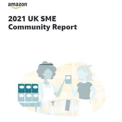  2021 Amazon UK SME Impact Report cover graphic