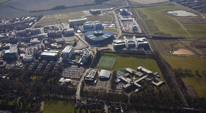 cambridge biomedical campus_aerial view