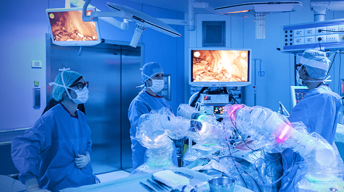 Versius surgical robot is used for the first time in an Italian public hospital