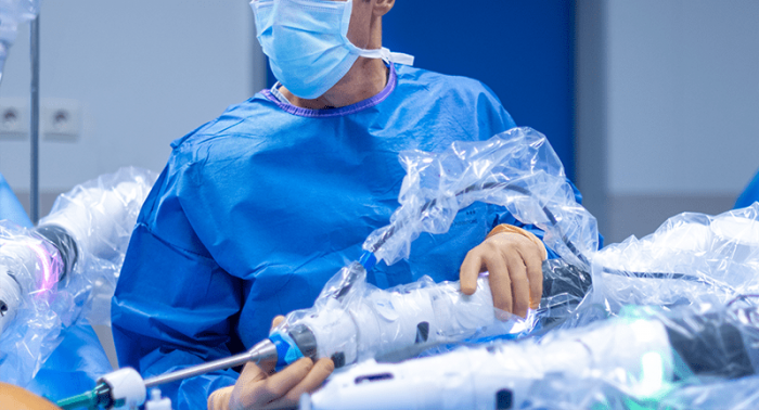 CMR Surgical Versius® Surgical Robotic System at Clinique du Parc Hospital 