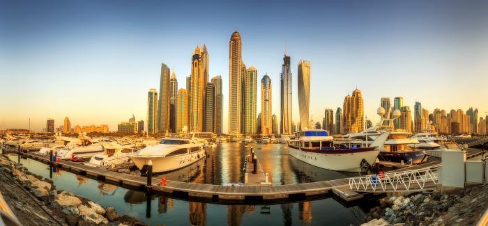 UAE coast and skyline