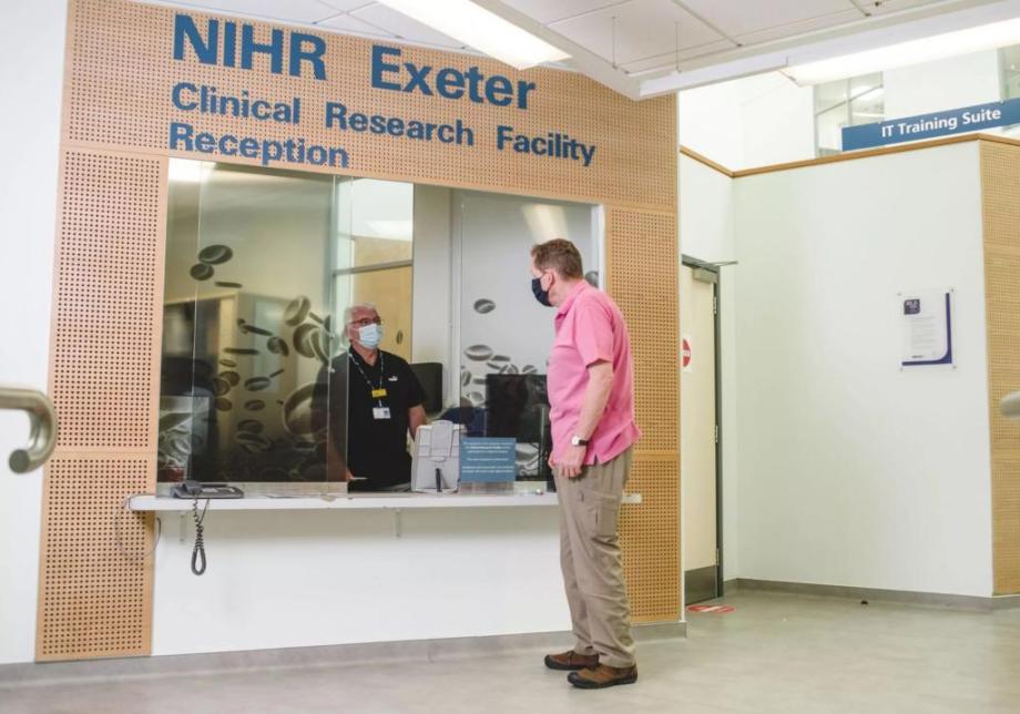 NIHR Exeter Clinical Research Facility Reception