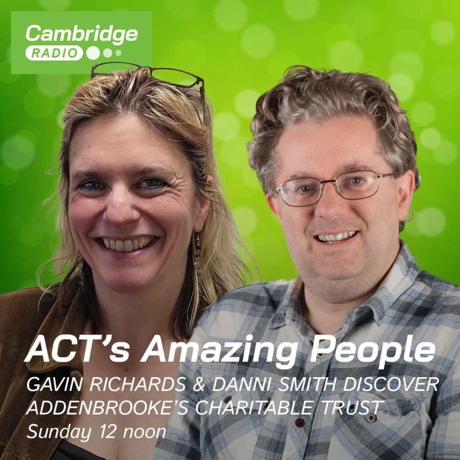 Hosts of ACT's Amazing People - presenters Gavin Richards and ACT's Danni Smith