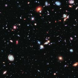   The Hubble eXtreme Deep Field  Credit: NASA, ESA, G. Illingworth, D. Magee, and P. Oesch, R. Bouwens, and the HUDF09 Team