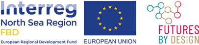 Futures by design logo next to EU logo and European regional development fund logo