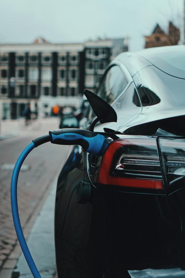 EV being charged