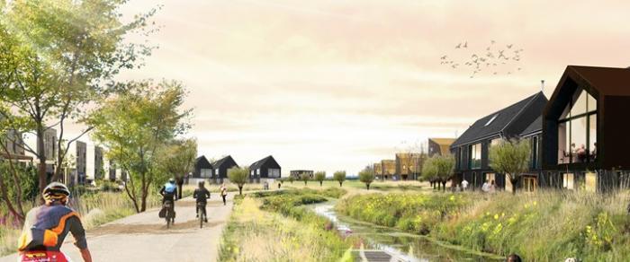 Plans for new town north of Waterbeach_ Image credit: LDA / RLW