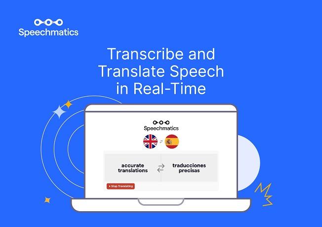 Transcribe and translate speech in real time image