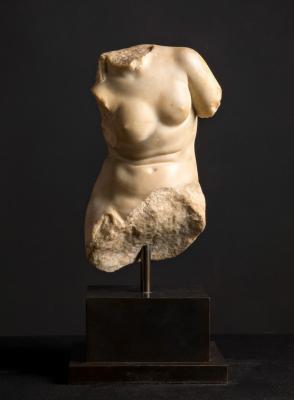 The roman marble torso of Aphrodite, dating back to between 1st century BC and 1st century AD