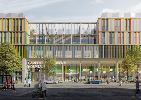 Digital rendering of Cambridge Children’s Hospital, which Cambridgeshire County Day will be raising money for.