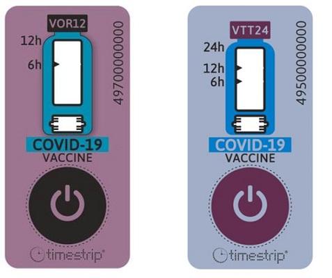 Timestrip  indicators track temperature and time, and will ensure that vaccines are fresh when administered to patients.