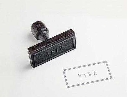 Visa stamp _Image by VIN JD from Pixabay