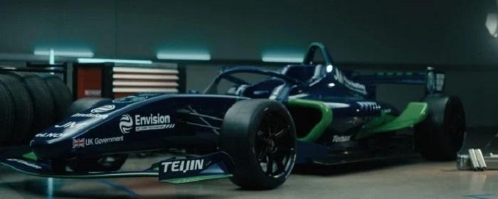 The world’s first electric two-seater electric race car from Envision Virgin Racing