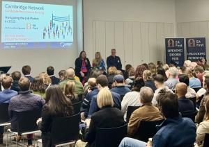 Headline sponsor at previous Cambridge Network Candidate Evening