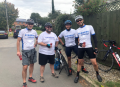 The Samsung Cambridge Solutions team at Savills Gran Fondo cycle ride raising funds for Arthur Rank Hospice Charity 