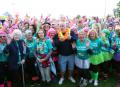 Cliff Parisi with some of the 500-strong Star Shine Night walkers
